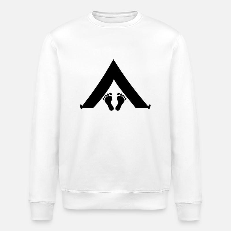 Tent - Stanley/Stella ROLLER Unisex Organic Sweatshirt - white