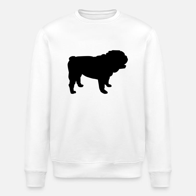 Bouledogue - Sweat bio ROLLER Stanley/Stella Unisexe - blanc