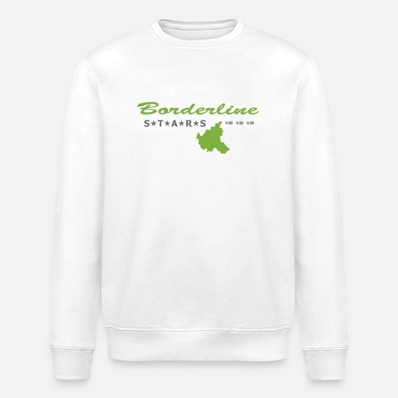 Borderline - Stanley/Stella Unisex Bio-Sweatshirt ROLLER - Weiß