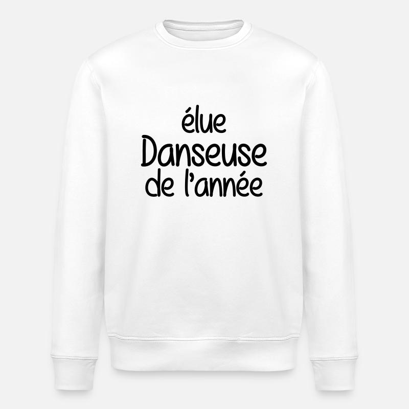 Danse / Danseur / Danseuse / Musique / Danser - Stanley/Stella ROLLER Unisex Organic Sweatshirt - white