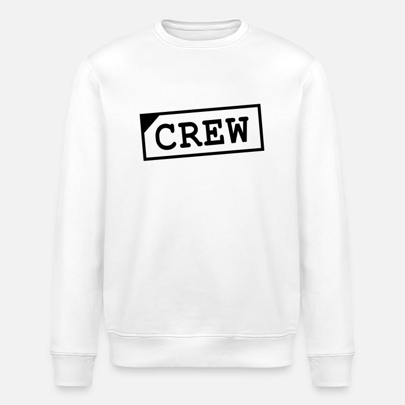 crew - Stanley/Stella ROLLER Unisex Organic Sweatshirt - white