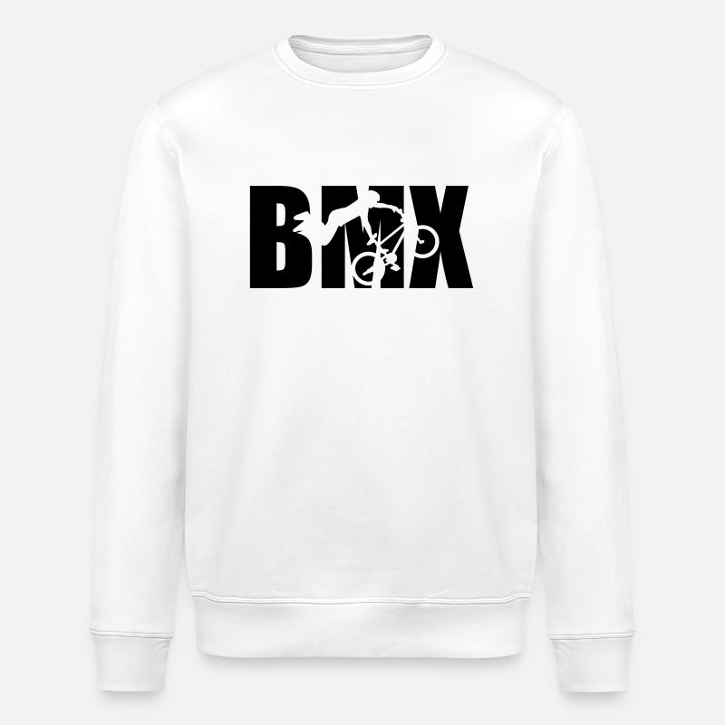 BMX - Stanley/Stella Unisex Bio-Sweatshirt ROLLER - Weiß