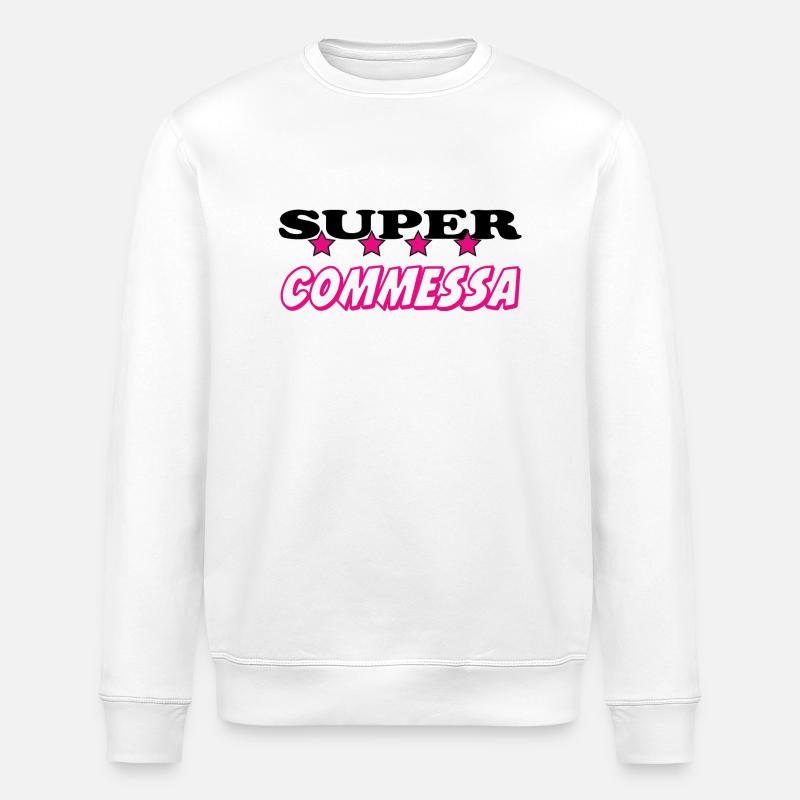 Commessa - Sweat bio ROLLER Stanley/Stella Unisexe - blanc