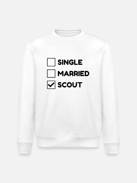 scout / scouting / scoutisme / guide - Sweat bio ROLLER Stanley/Stella Unisexe - blanc