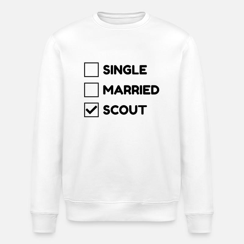 Scout Scouting Pfadfinder Pfadfinderin Scoutisme - Stanley/Stella ROLLER Unisex Organic Sweatshirt - white