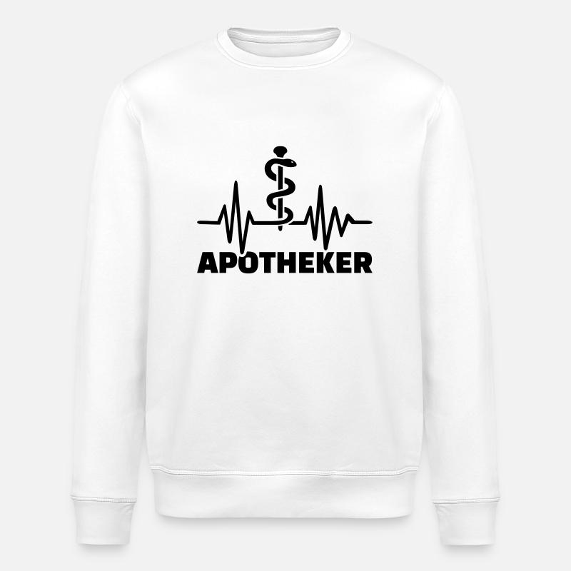 Apotheker - Stanley/Stella Unisex Bio-Sweatshirt ROLLER - Weiß