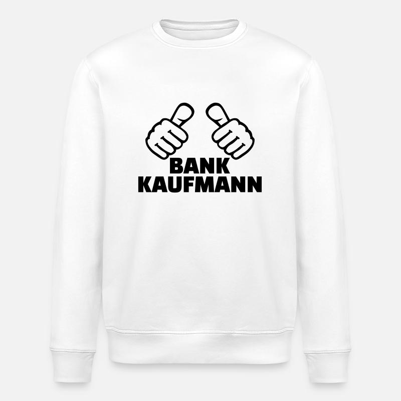 Bankkaufmann - Stanley/Stella Unisex Bio-Sweatshirt ROLLER - Weiß