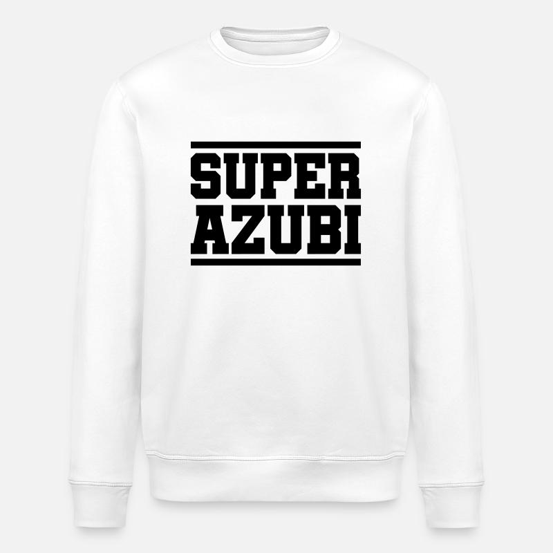 super azubi - Stanley/Stella Unisex Bio-Sweatshirt ROLLER - Weiß