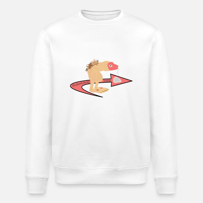 Hodenkobold - Stanley/Stella Unisex Bio-Sweatshirt ROLLER - Weiß
