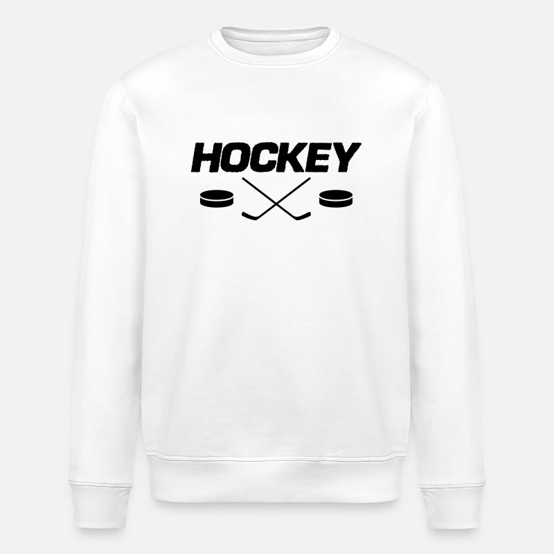 hockey - Stanley/Stella Unisex Bio-Sweatshirt ROLLER - Weiß