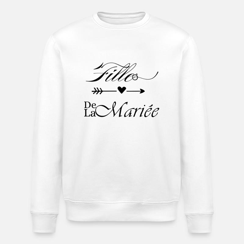 Fille de la mariée - Sweat bio ROLLER Stanley/Stella Unisexe - blanc