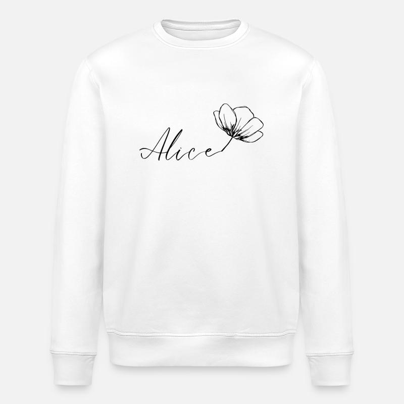 Alice - Sweat bio ROLLER Stanley/Stella Unisexe - blanc