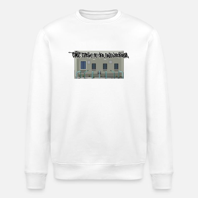 Giesing // Illustration - Stanley/Stella Unisex Bio-Sweatshirt ROLLER - Weiß