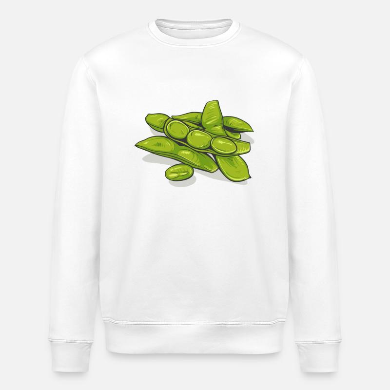 Edamame // Illustration - Sweat bio ROLLER Stanley/Stella Unisexe - blanc