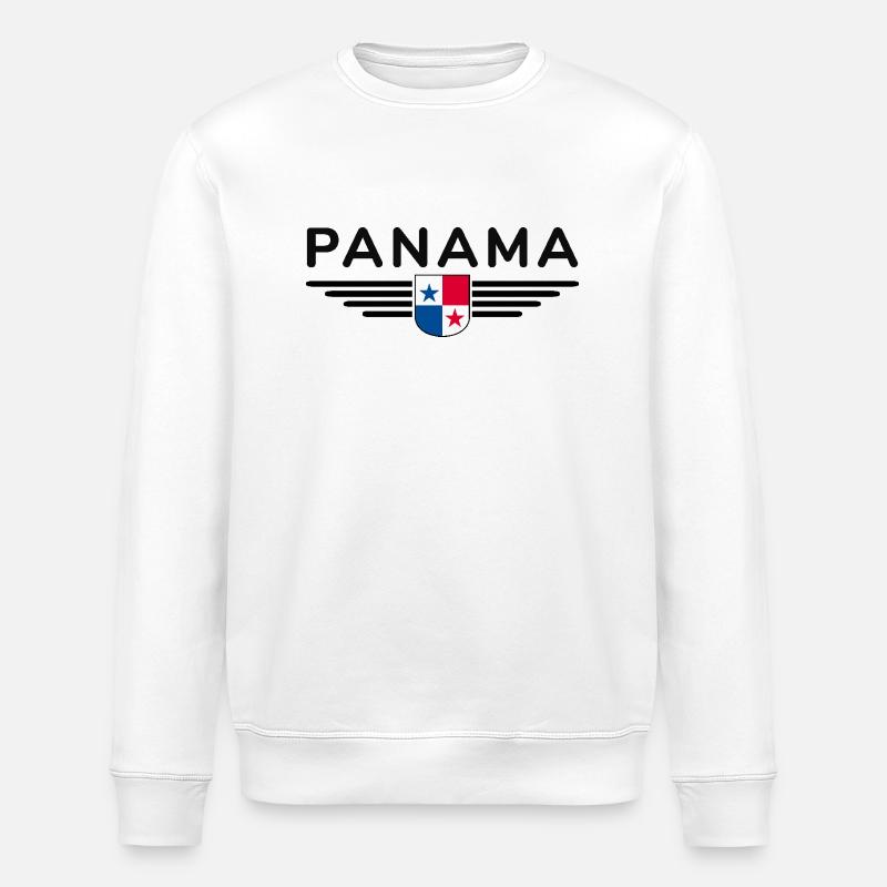 Panama T-Shirt Design - Stanley/Stella Unisex Bio-Sweatshirt ROLLER - Weiß