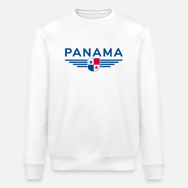 Panama T-Shirt Design - Stanley/Stella Unisex Bio-Sweatshirt ROLLER - Weiß