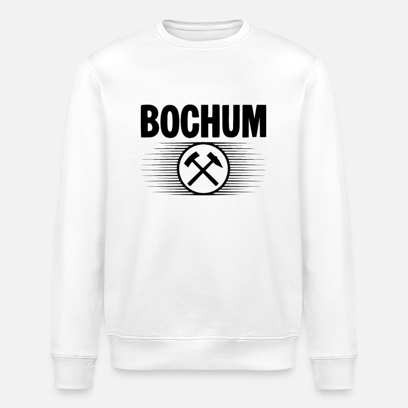 Bochum Glueck auf - Stanley/Stella Unisex Bio-Sweatshirt ROLLER - Weiß