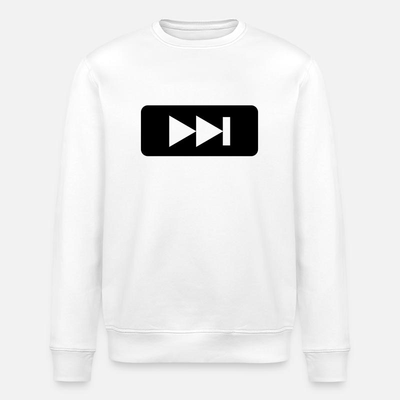 Music,DJ,Forward,DVD - Stanley/Stella ROLLER Unisex Organic Sweatshirt - white
