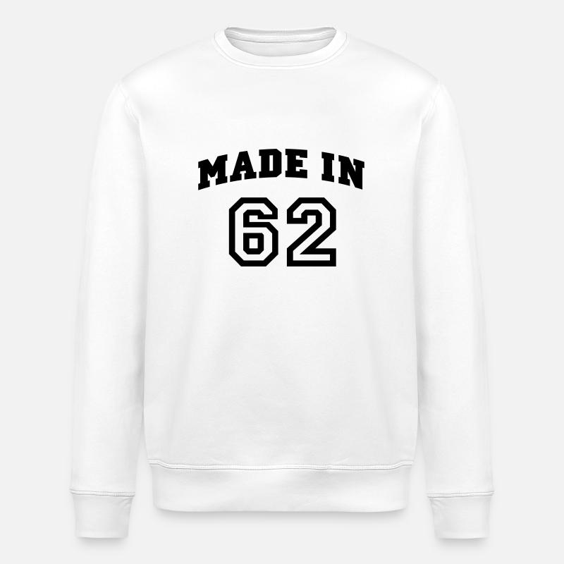 mp_madein62a - Stanley/Stella Unisex Bio-Sweatshirt ROLLER - Weiß