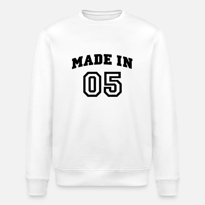 mp_madein05a - Sweat bio ROLLER Stanley/Stella Unisexe - blanc