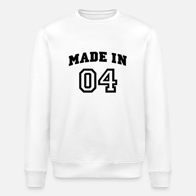mp_madein04a - Stanley/Stella ROLLER Unisex Organic Sweatshirt - white