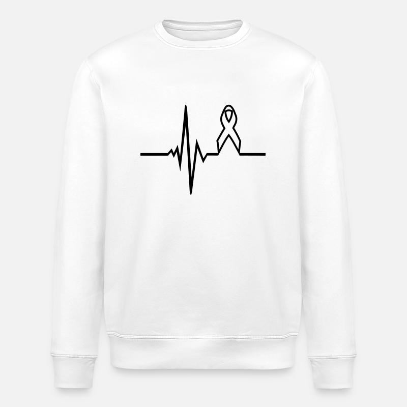 ruban - Sweat bio ROLLER Stanley/Stella Unisexe - blanc