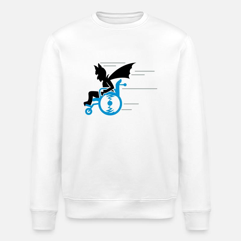 senior superhero (3c) - Stanley/Stella Unisex Bio-Sweatshirt ROLLER - Weiß