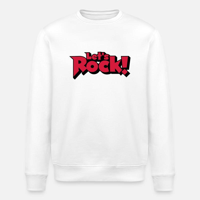Let's Rock - Stanley/Stella Unisex Bio-Sweatshirt ROLLER - Weiß