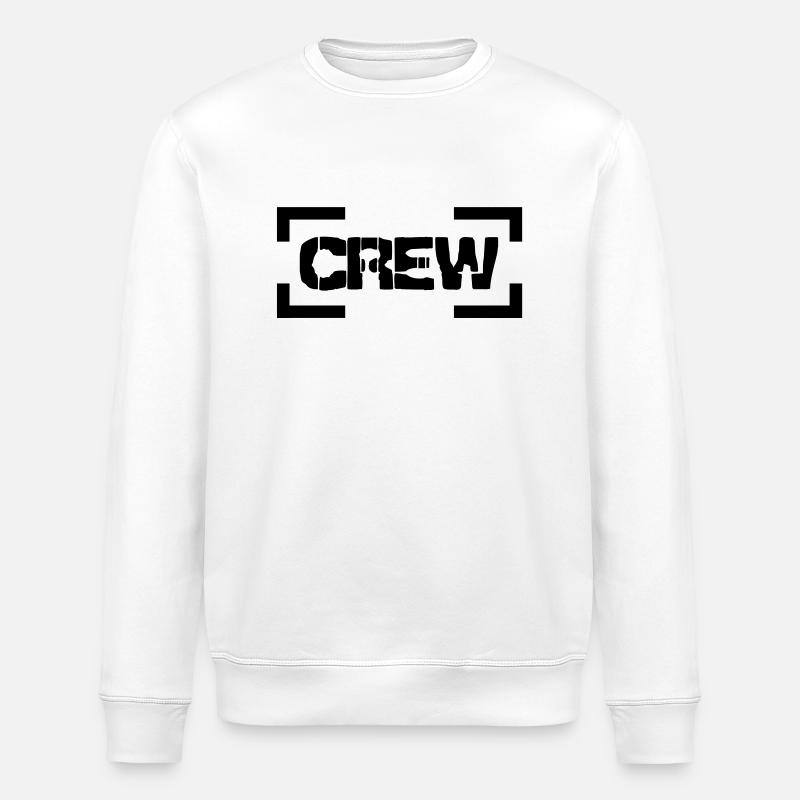 crew - Stanley/Stella ROLLER Unisex Organic Sweatshirt - white