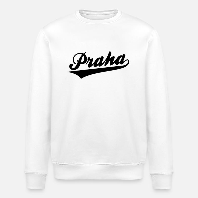 Praha - Sweat bio ROLLER Stanley/Stella Unisexe - blanc