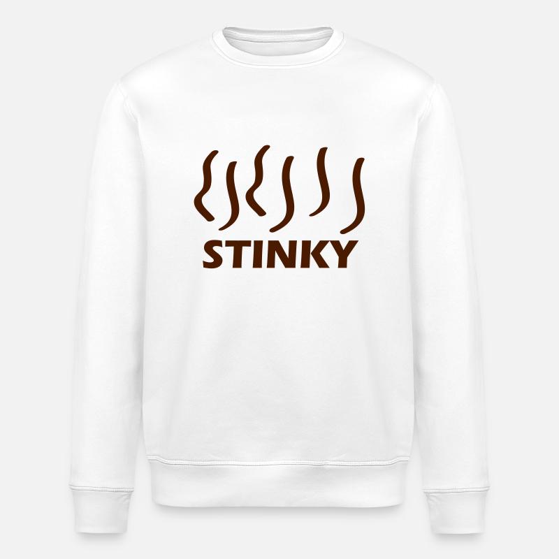 stinky - Stanley/Stella Unisex Bio-Sweatshirt ROLLER - Weiß