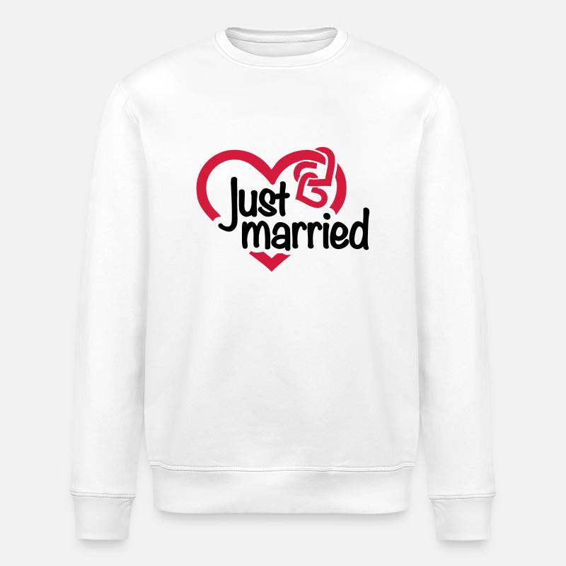 Just married - Sweat bio ROLLER Stanley/Stella Unisexe - blanc