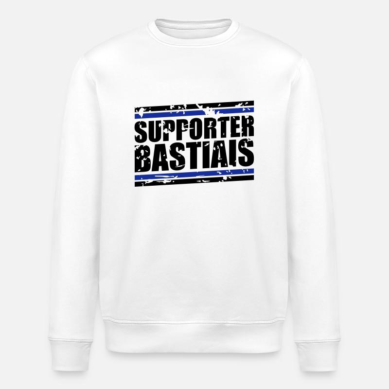 Weinlese-Bär Bastia - Stanley/Stella Unisex Bio-Sweatshirt ROLLER - Weiß