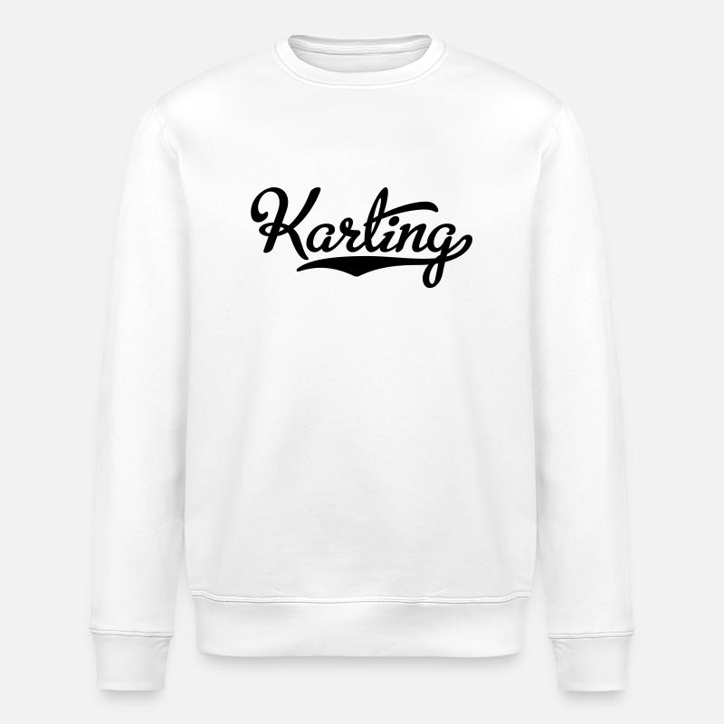 go-kart - Sweat bio ROLLER Stanley/Stella Unisexe - blanc