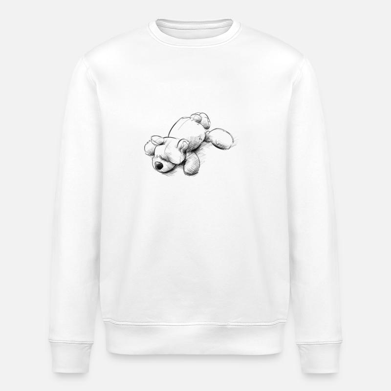 Bärchen - Stanley/Stella Unisex Bio-Sweatshirt ROLLER - Weiß