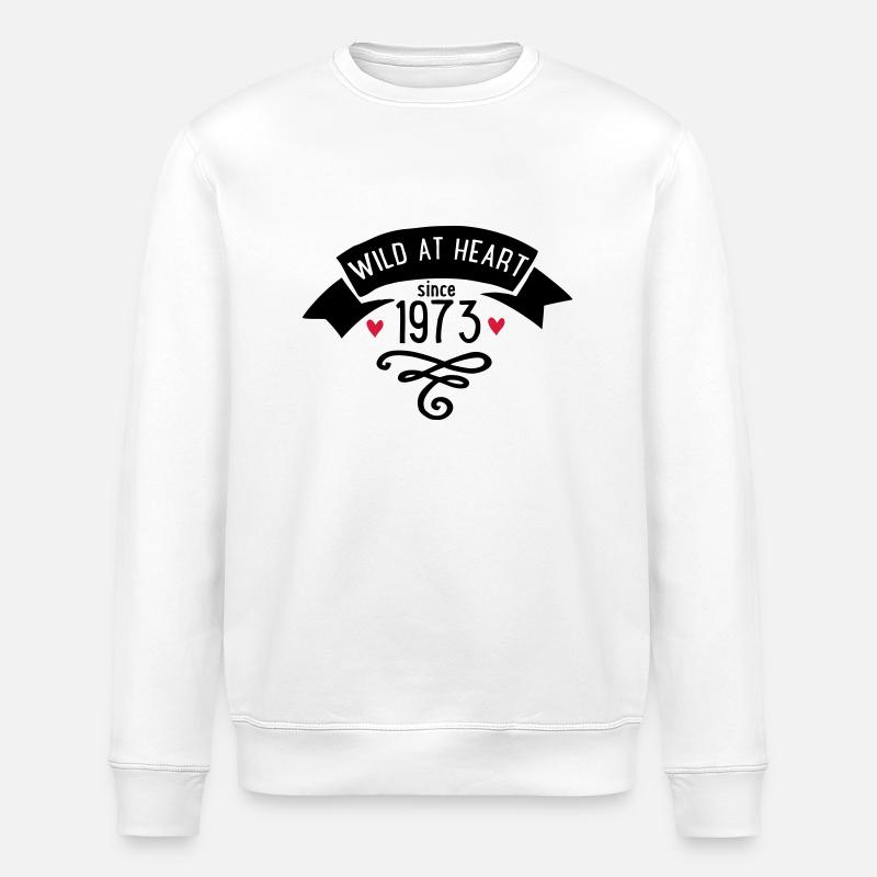 1973 - Stanley/Stella ROLLER Unisex Organic Sweatshirt - white