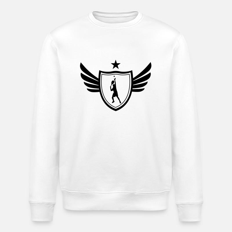 Tennis Star - Stanley/Stella ROLLER Unisex Organic Sweatshirt - white