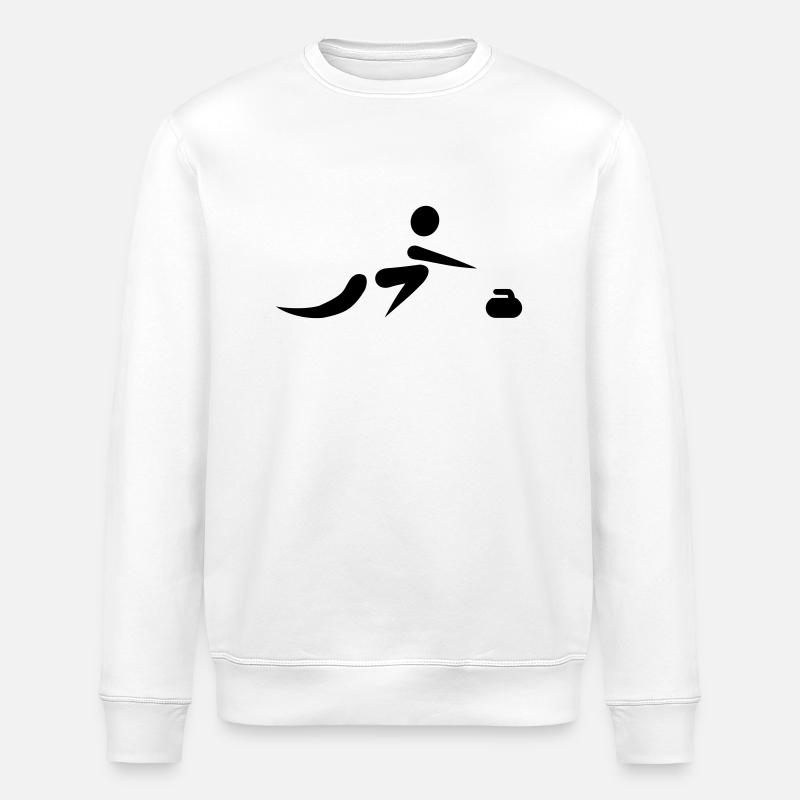 Curling - Stanley/Stella ROLLER Unisex Organic Sweatshirt - white