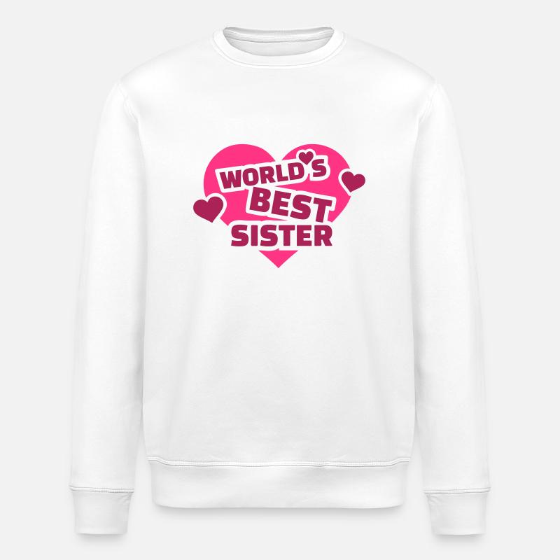Schwester - Stanley/Stella Unisex Bio-Sweatshirt ROLLER - Weiß