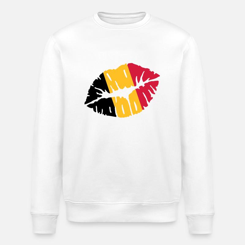 Belgique - Sweat bio ROLLER Stanley/Stella Unisexe - blanc