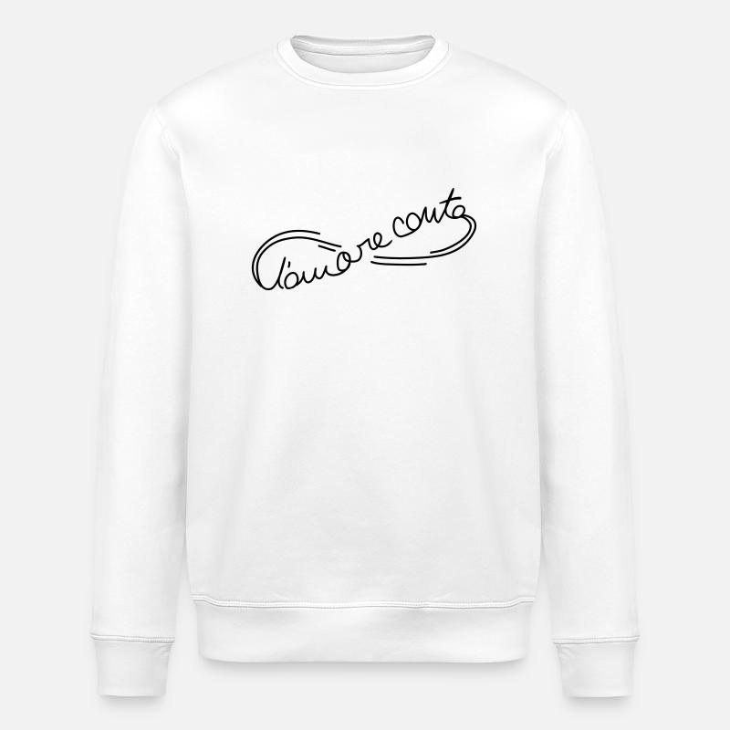 l'amore_conta_ac4 - Stanley/Stella Unisex Bio-Sweatshirt ROLLER - Weiß