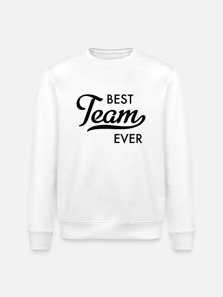 Best team - Stanley/Stella ROLLER Unisex Organic Sweatshirt - white