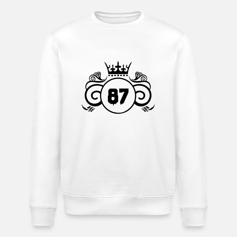 wappen 87 - Stanley/Stella Unisex Bio-Sweatshirt ROLLER - Weiß