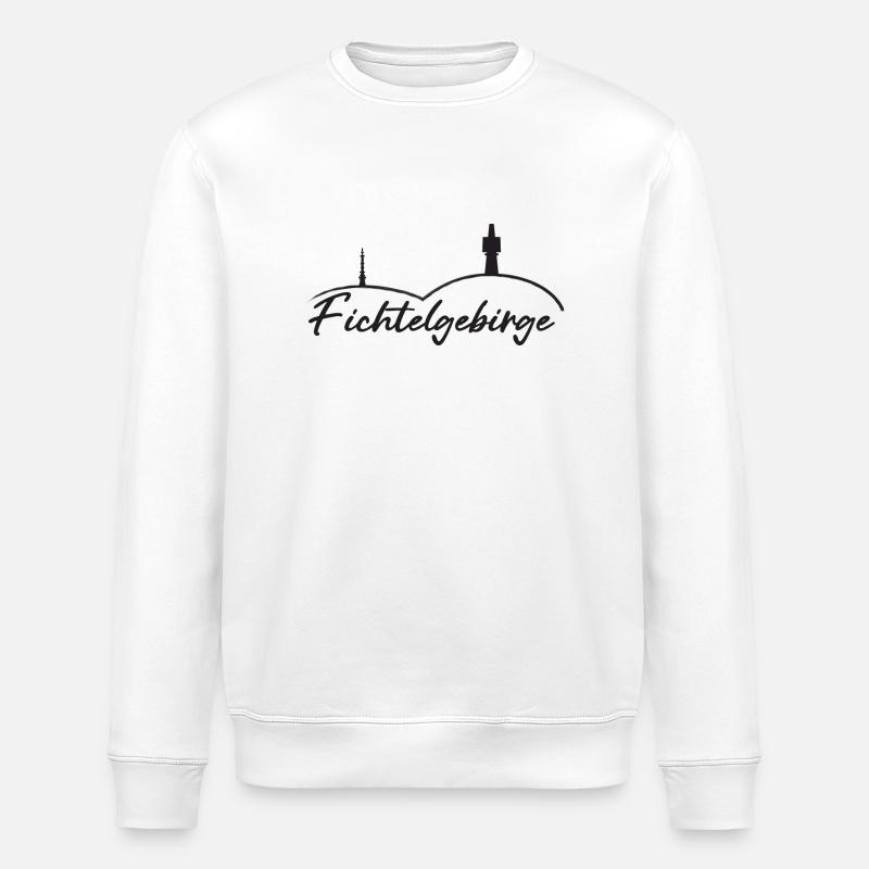Fichtelgebirge - Stanley/Stella Unisex Bio-Sweatshirt ROLLER - Weiß
