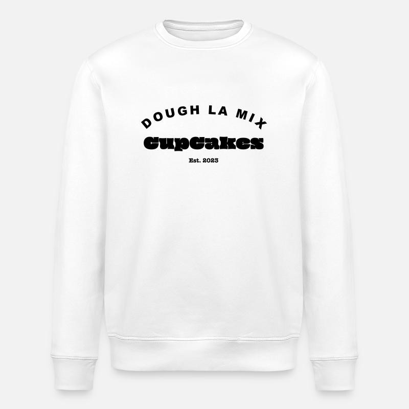 Cakes DoughLaMixCupCakes - Stanley/Stella ROLLER Unisex Organic Sweatshirt - white