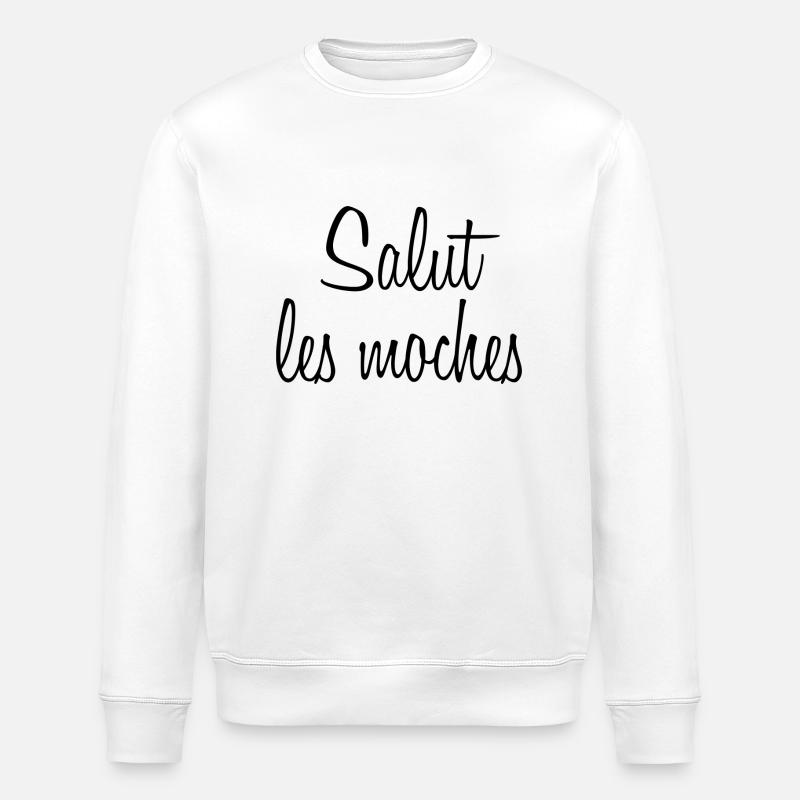 salut - Sweat bio ROLLER Stanley/Stella Unisexe - blanc