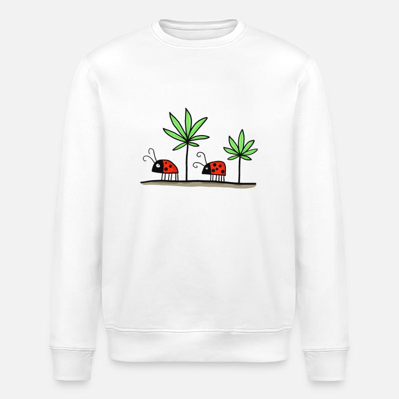 Glückskäfer - Glückskiffer - Stanley/Stella Unisex Bio-Sweatshirt ROLLER - Weiß