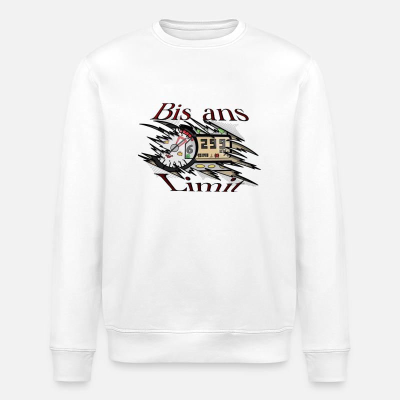 Bis ans limit - Stanley/Stella Unisex Bio-Sweatshirt ROLLER - Weiß