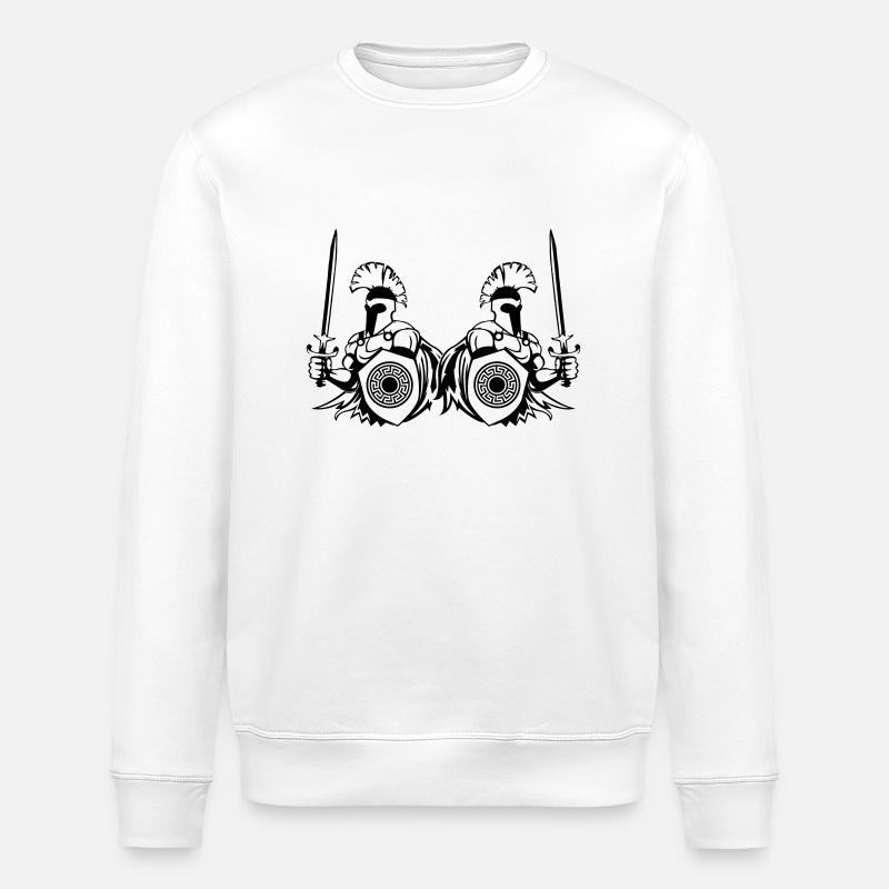 spartans - Stanley/Stella Unisex Bio-Sweatshirt ROLLER - Weiß