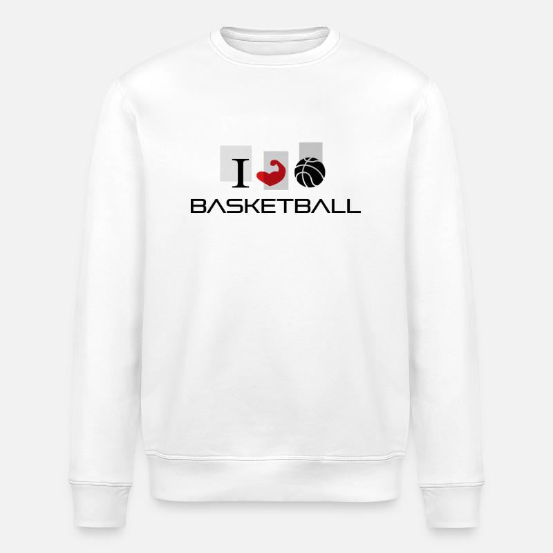Basketball - Stanley/Stella Unisex Bio-Sweatshirt ROLLER - Weiß